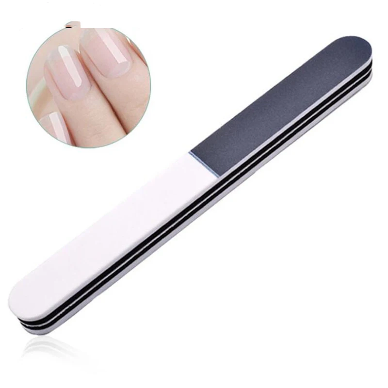 Лучшие продажи продуктов Профессиональный пилочки для ногтей ЕВА губка файл 100/180 новый оригинальный золотой поставщика