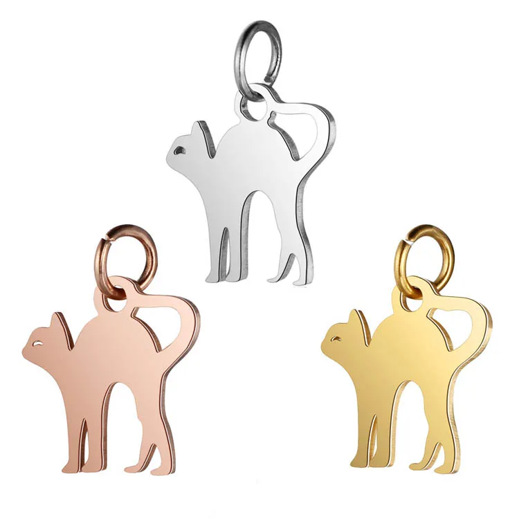 Lucky Cat Pendant Charm For Necklace 