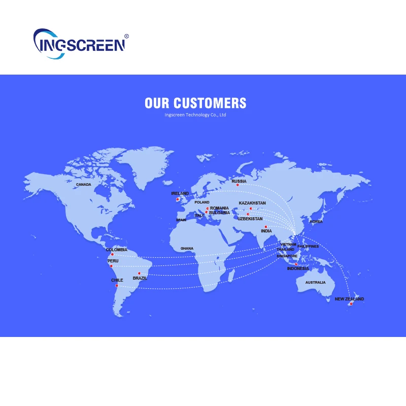 INGSCREEN 4mm Pixel Pitch LCD Monitor Elevator Retail Store Shopping Mall Counter Display Digital Signage Advertising Screens
