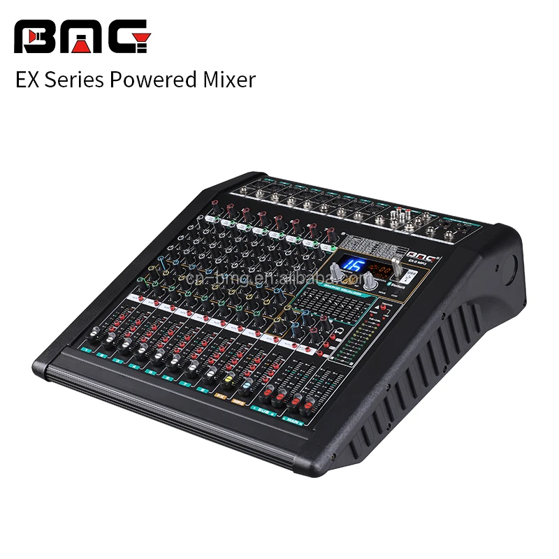BMG EX-8 MP3 Power Mixer - 8 Channel Professional Audio