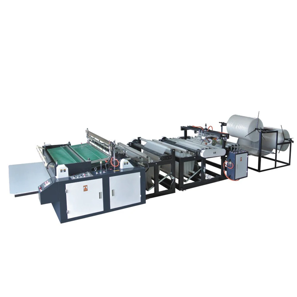 Automatic 3 Side Plastic PE Air Bubble Film Bag Making Machine