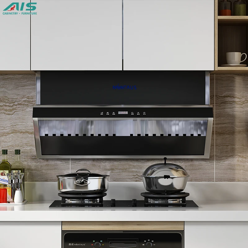 AIS Modular Furniture Designs Modern Kitchen Cabinets Full Set Kitchen Furniture Small L Shaped Wood Melamine Cabinet Kitchen