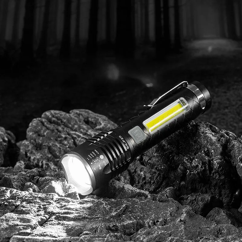 18650 battery rechargeable flashlight while the rotating tailcap ring neatly conceals the charging port when not in use Streamlight 1000 Lumen Protac HL-X