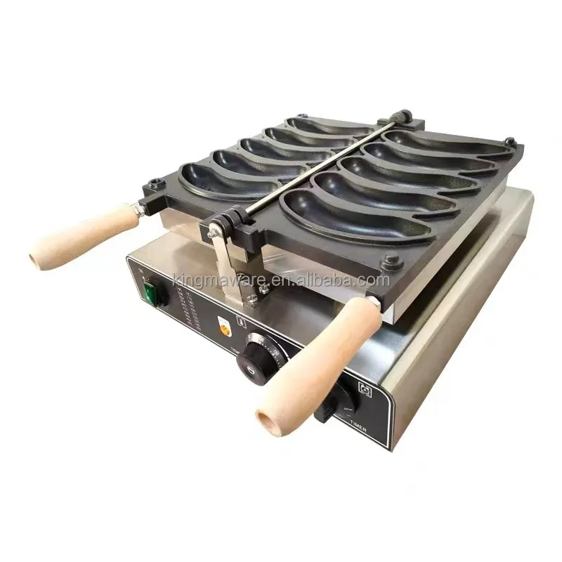 Automatic 110v 220v Electric Banana Shape Cake  Street Food Machine