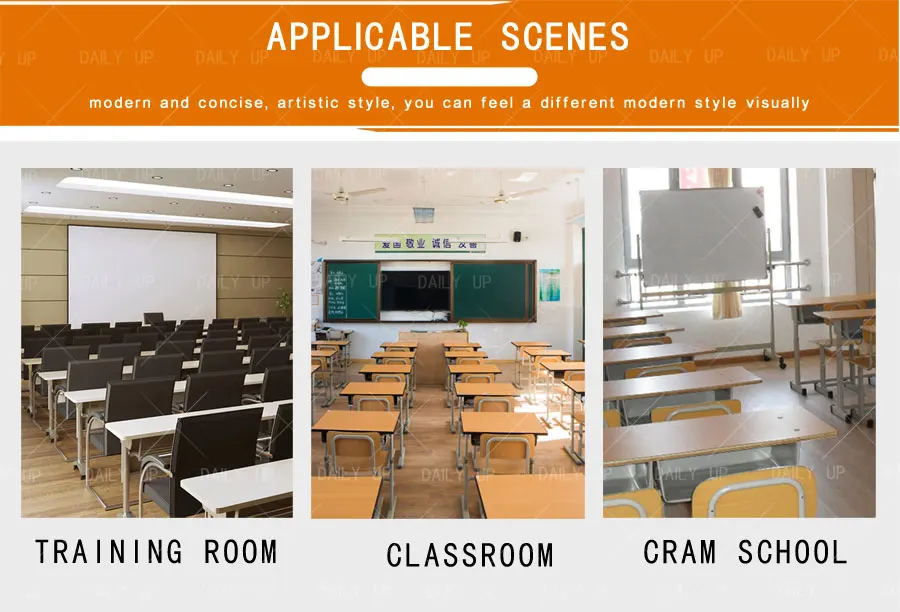 Double Study Desk For Students school furniture student desk and chair