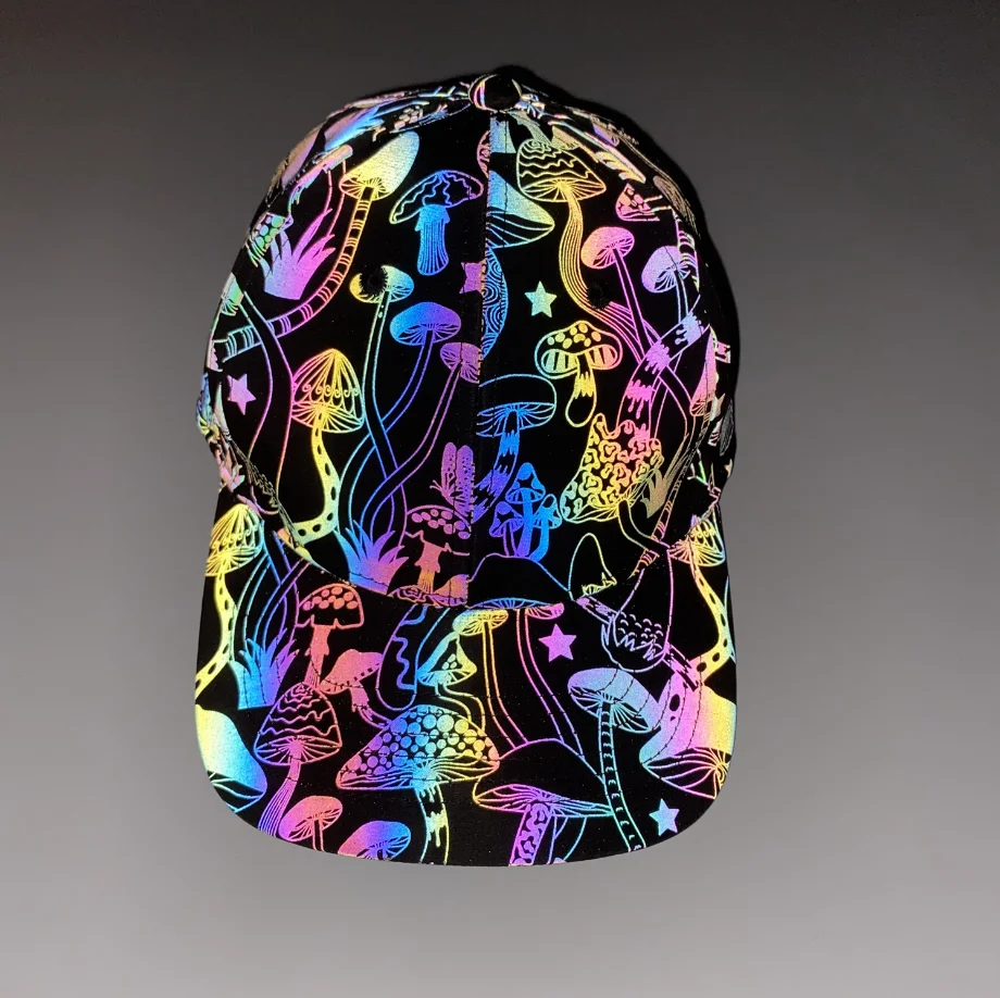 Outdoor Fashion Luxury 6 Panel Mushroom Rainbow Printed  display picture 2
