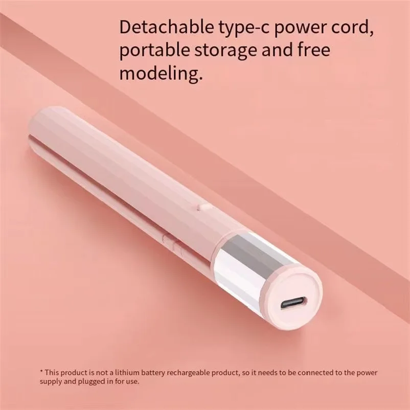 Hair Straightener Hair Curler in Portable Power by Usb Hair