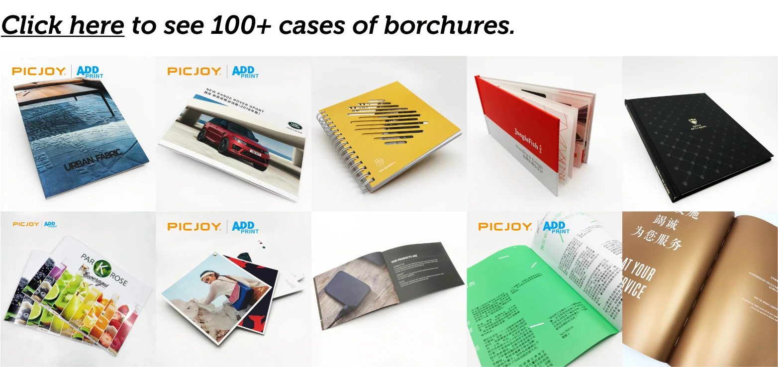 Small Size Brochure Saddle Stitch Binding Book Printing With Glossy