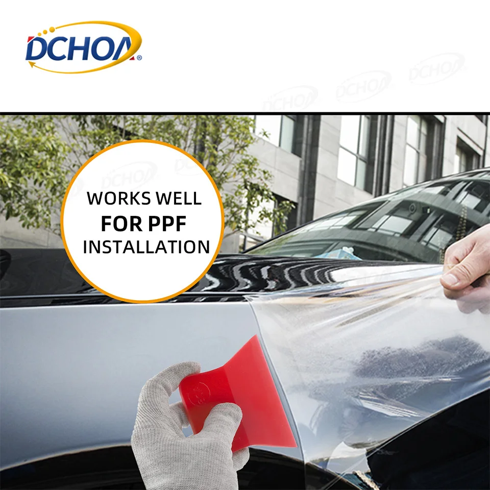 Dchoa Rubber Squeegee Window Film Tint Tools Car Wrap Vinyl Install Ppf