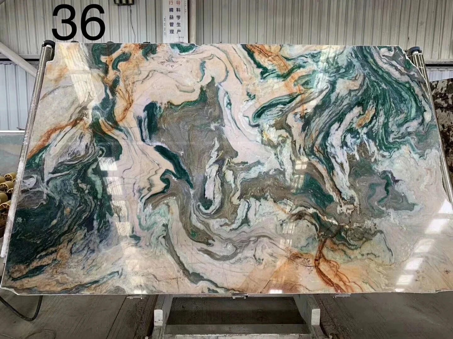 Luxury Stone Emerald Pearl Marble Big Slabs For Background,Table And