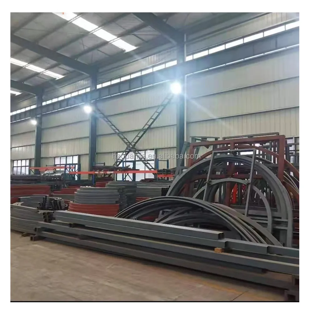Customized Large Curved Bottom Sliding Track Guide Rail for Powder Coating Line