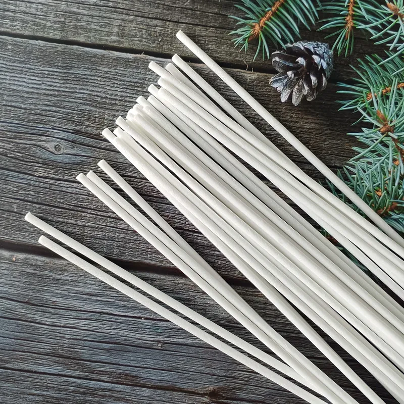 Black White Fiber Stick 2~6mm 6 Inch 8 Inch 10 Inch Polyester Reeds Home Decorative Aroma Reed Fiber Diffuse Sticks