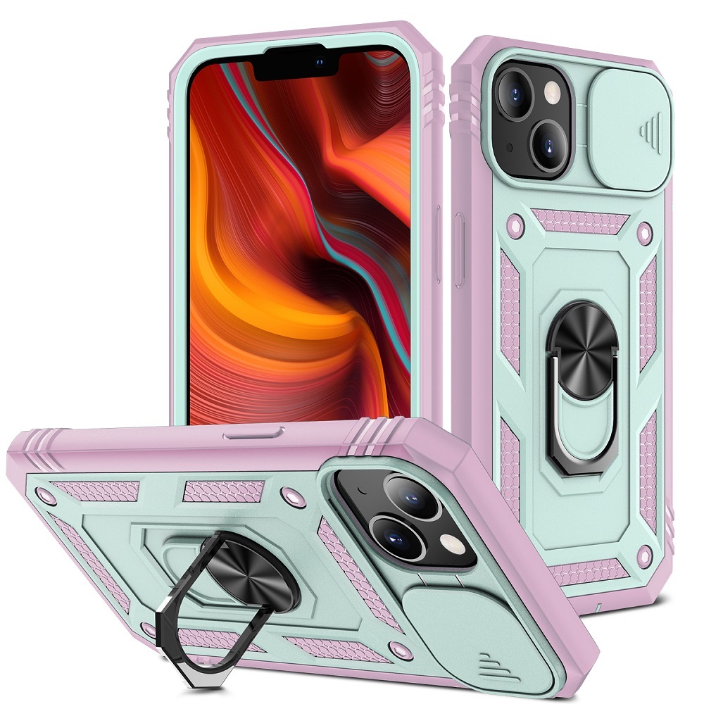3 в 1 тяжелый Гибридный чехол для мобильного телефона iPhone 13 12 11 Pro Max с защитой камеры раздвижное окно отделением