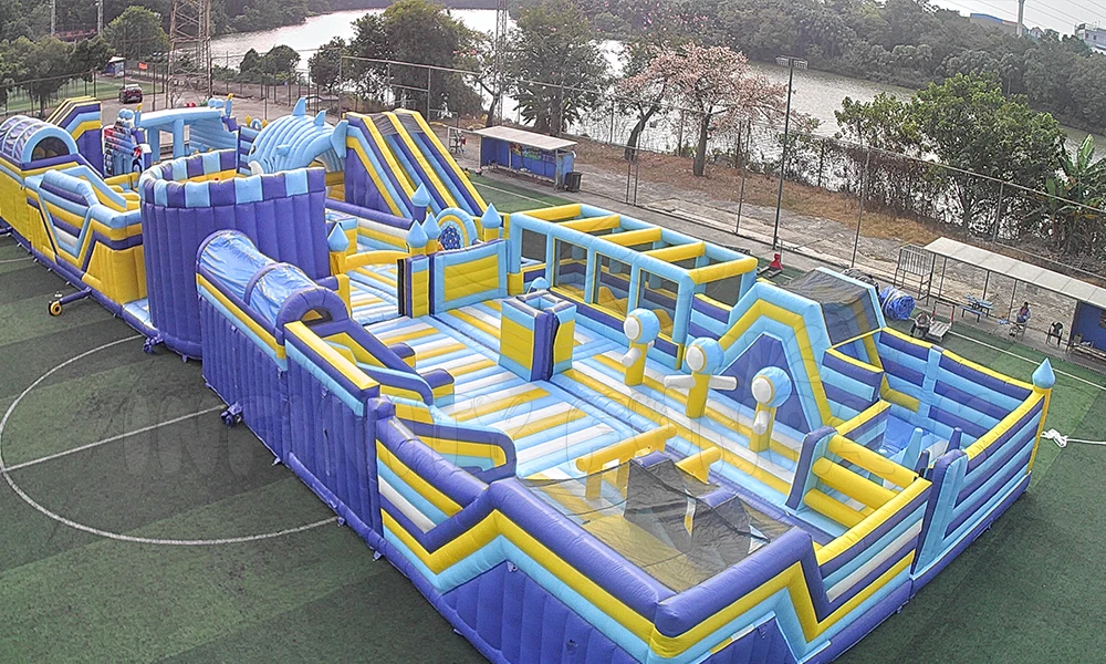 Customized Inflatable Sports Park Amusement Park Items Pop Obstacle ...