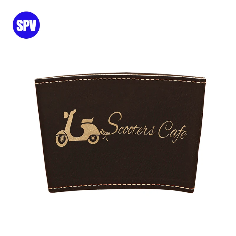 Hot Selling Laserable Leatherette Mug Sleeve Blanks for Laser Engrave supplier