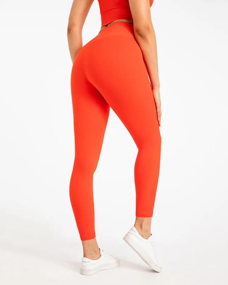 Lycra High Waist  Gym Leggings For Women Tight, Pocket Sized, And  Perfect For Exercise, Gym, Yoga Available In Coffee, Black, Khaki, Red, Or  Orange Style #230406 From Kong01, $18.35