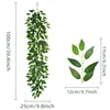 Guirlande de feuilles de jujubier vert d'1 mètre - poids 55g