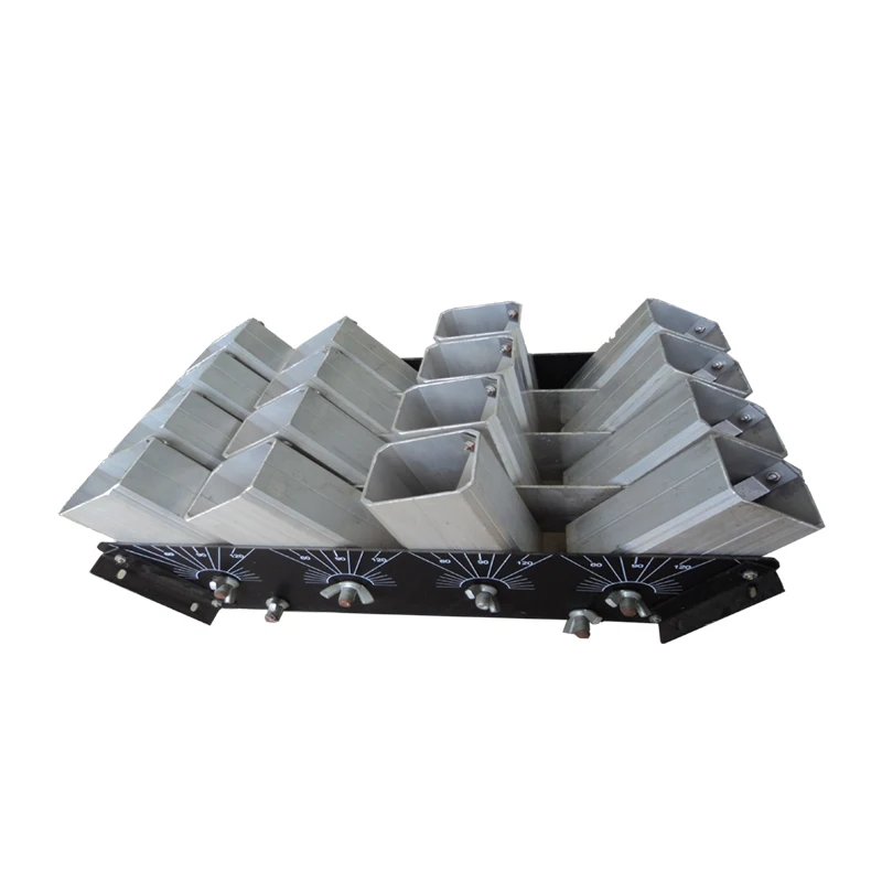 2 Inch 20 Shots square Shape Aluminium Alloy Single Shot Fireworks Mortars Racks Shells Display Racks for Fireworks Firing Show