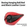 Pochette pour gants de boxe rouge et noire (sans balle)