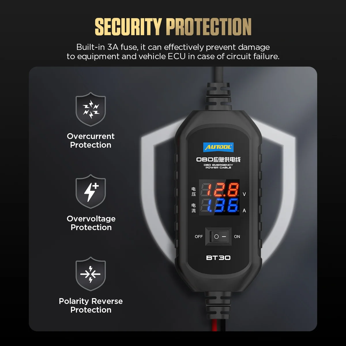 Connecteur ECU De Voiture OBD2, économiseur De Batterie, Prise