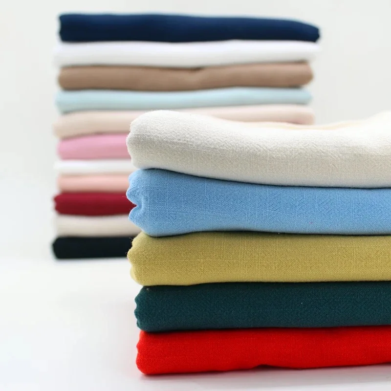 Оптовая продажа Органическая дышащая вискозная льняная ткань для