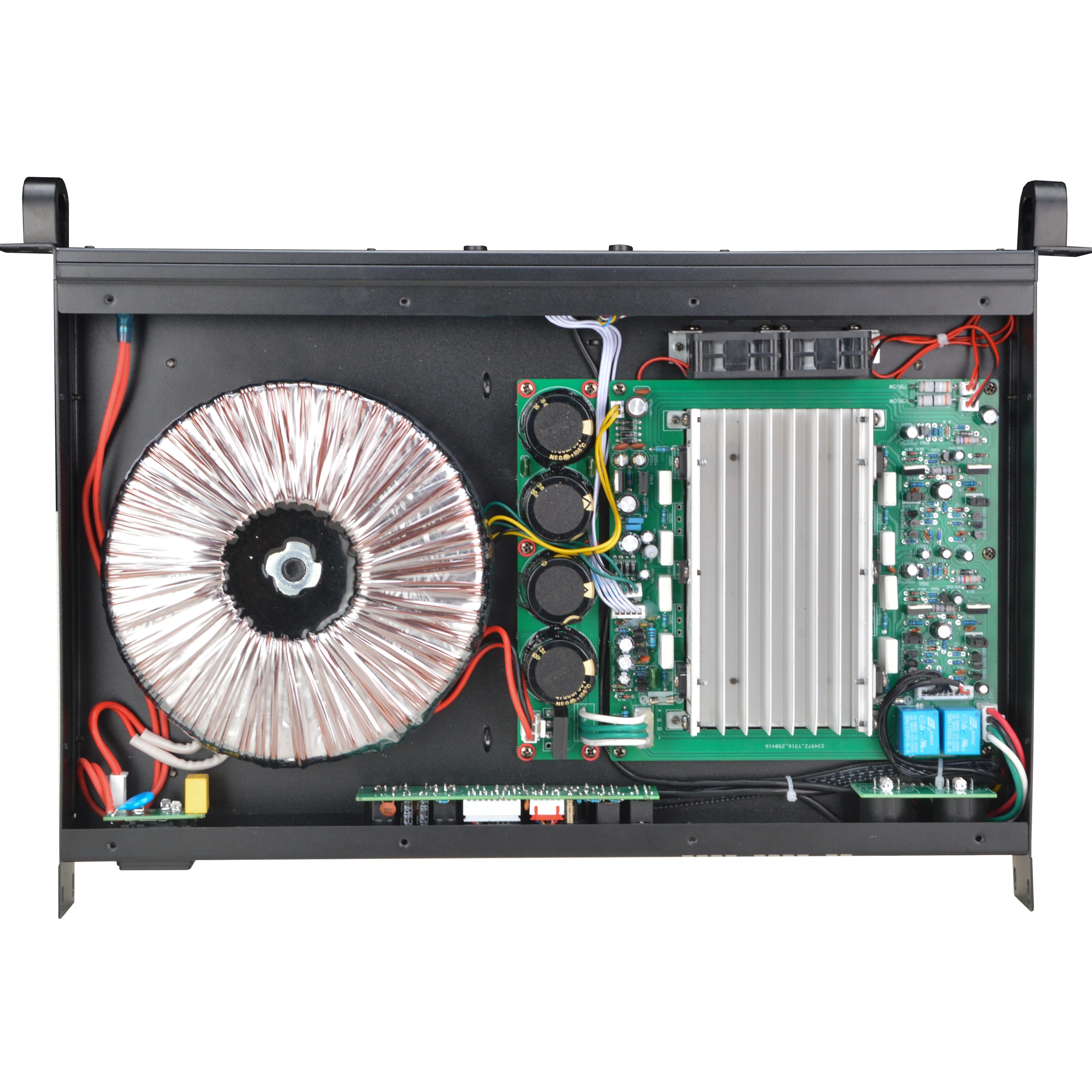 Stereo Easy to Install Class a 1U Dual-channel Subwoofer Amplifier Space-saving Suitable for Churches