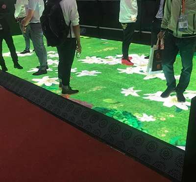 Disco Dance Floor Tile Panel Interective LED Screen   factory