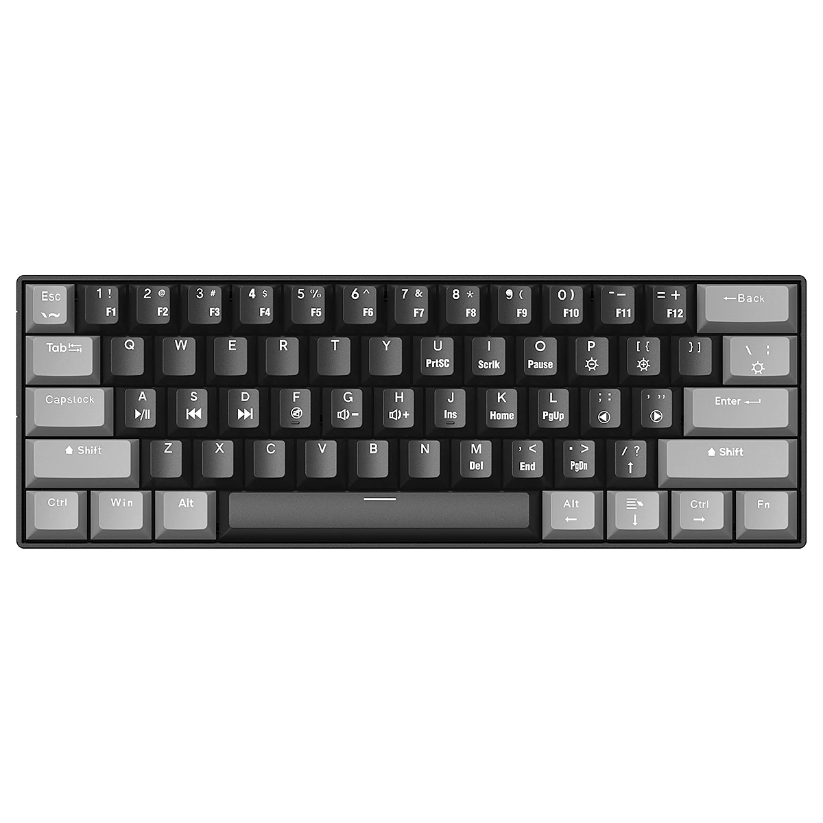 Custom Rgb Backlit Real Mechanical Keyboard Wireless 61 Keys 68 Keys