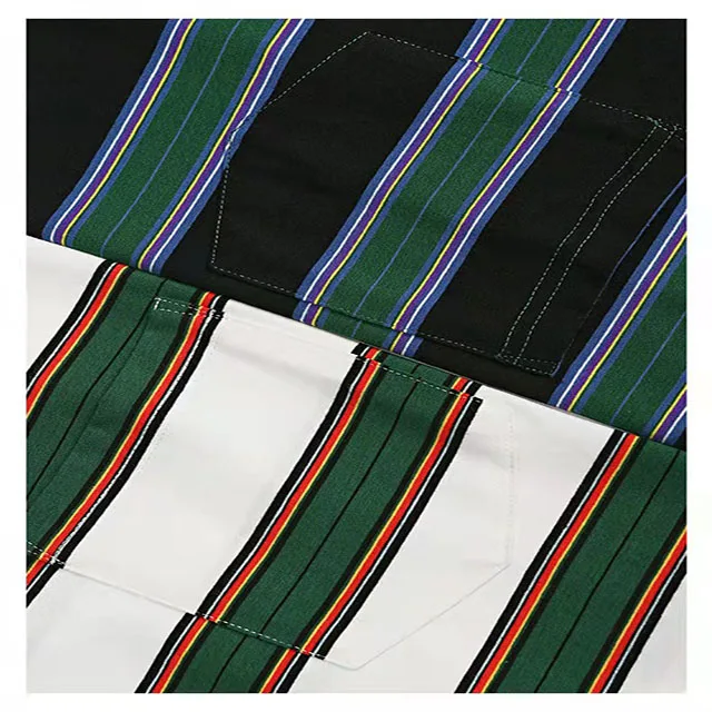 Spring Summer Japanese Regular comfort and Fashion Casual Basic Slim Loose Stripe Pullover Men Tee Short Sleeve