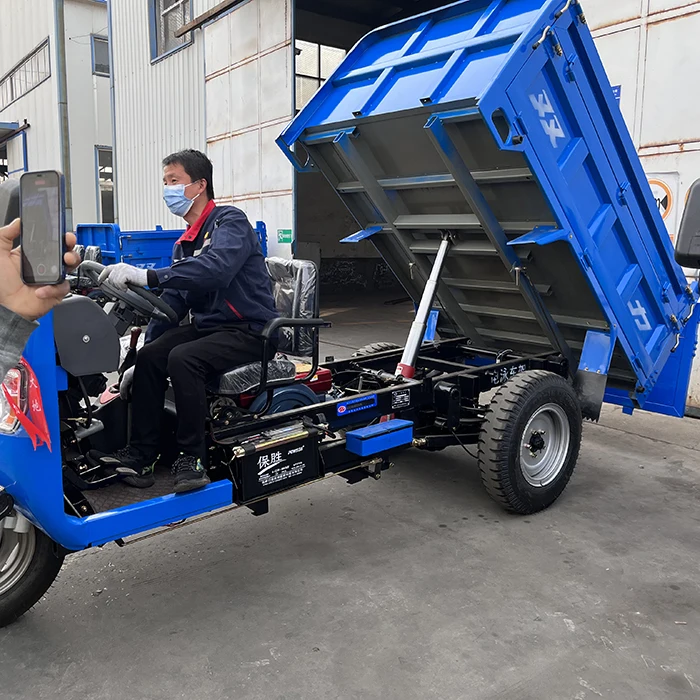 Popular Tricycles with Spare Tire Displacement Engine Three Wheel Motorcycle Tricycle Cargo Motorized Tricycle
