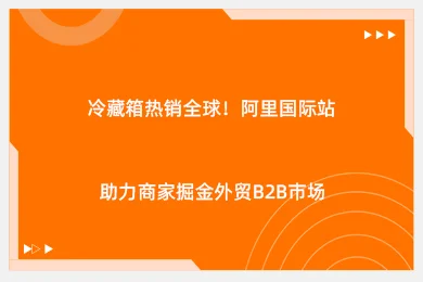 冷藏箱热销全球！阿里国际站助力商家掘金外贸B2B市场