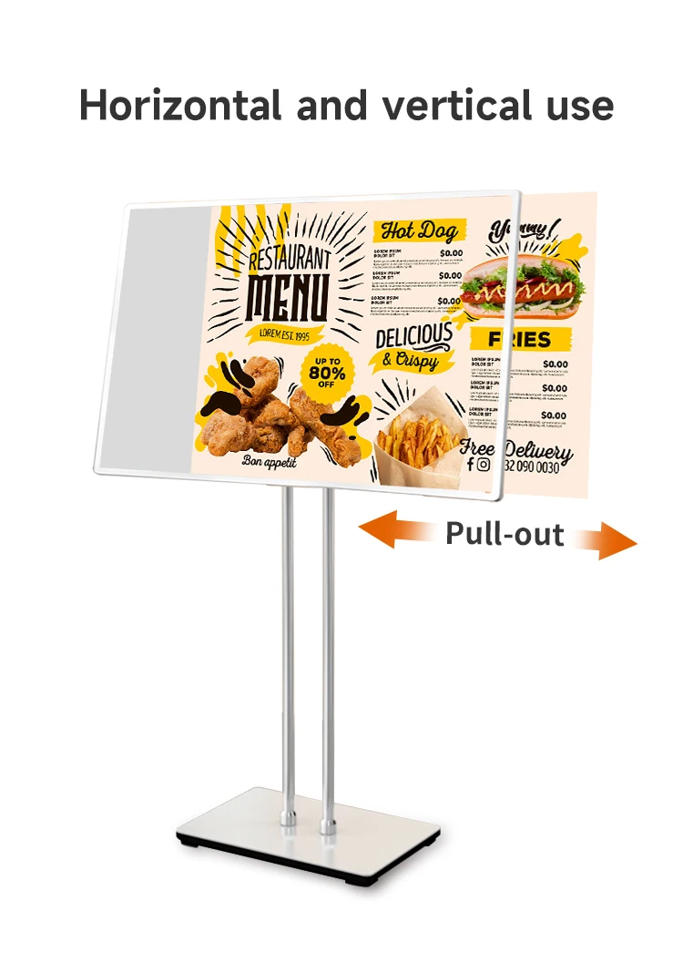 Customization floor stand a2 a3 a4 hotel lobby mall restroom office exhibition signage directional sign