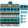 Tapis de pique-nique à ultrasons géométrique pour chevaux