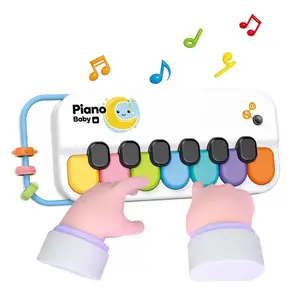 ITTL Mini Early Educational Baby Electronic Piano Keyboard Instrument Toys Multi-functional Beaded Musical Piano Toys for Kids