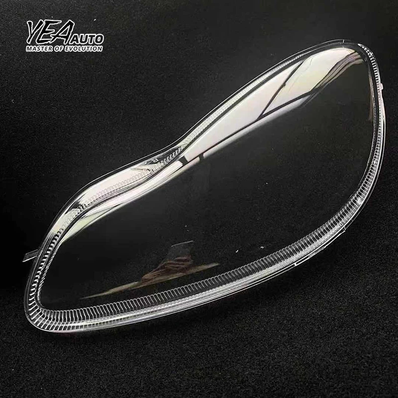 product car headlight glass pc lampshade cover lens for mercedes benz smart headlamp glass shade lens cover 2009 2015-31