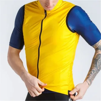 No-Sleeve Cycling Clothing Lightweight Breathable Volunteer Vest Men Sleeveless Cycling Wear