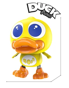 New Toys Electric Transforming Little Yellow Dancing Duck with Light and Music Best Birthday Gift