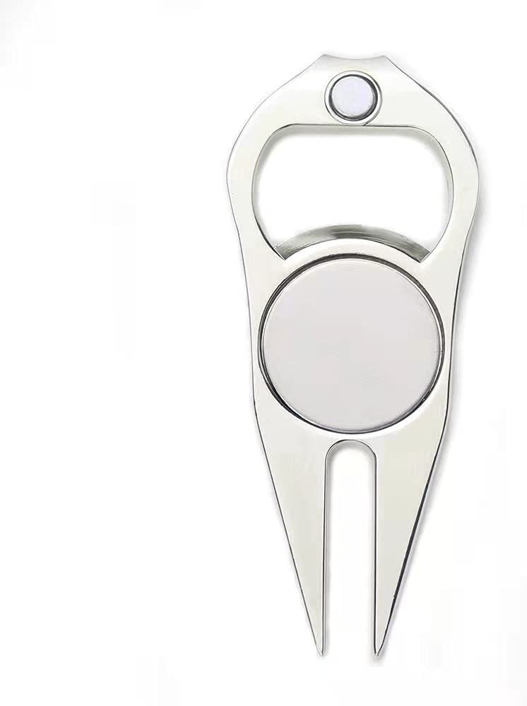 Custom Portable Foldable Golf Repair Stainless Steel Divot Tool Pitch