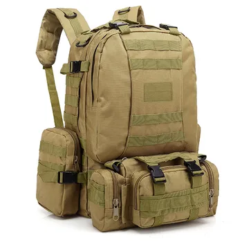 Outdoor Leisure Large Capacity Travel Bag Waterproof Hiking Bag Camping Backpack Multi-Functional Men'S Tactical Backpack