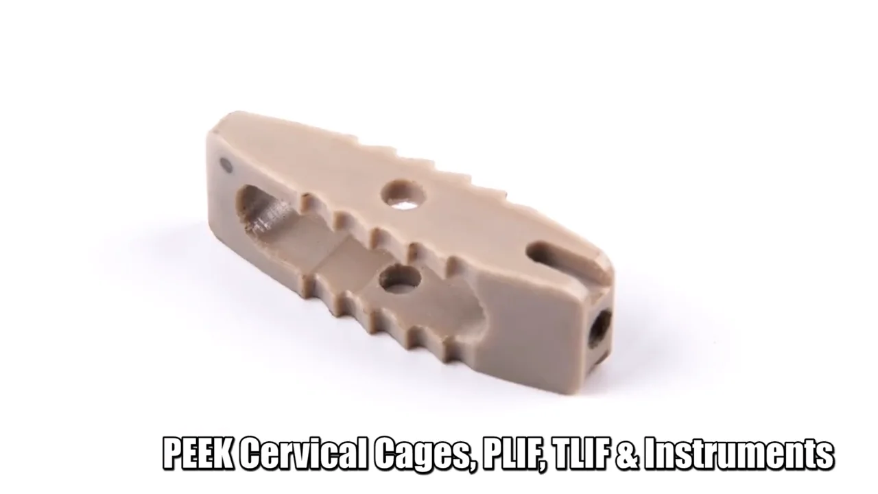 Hot Sale Spine Bone Surgery Plif Peek Cage & Lumbar Titanium Cage Instrument Set Spinal