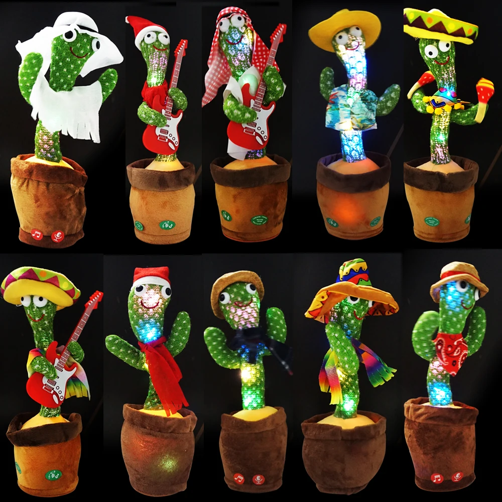 Dancing Cactus Toy 120 Songs Singing Talking Record Repeating What You   H315f21103d3148ba9d833ad8a07e764au 