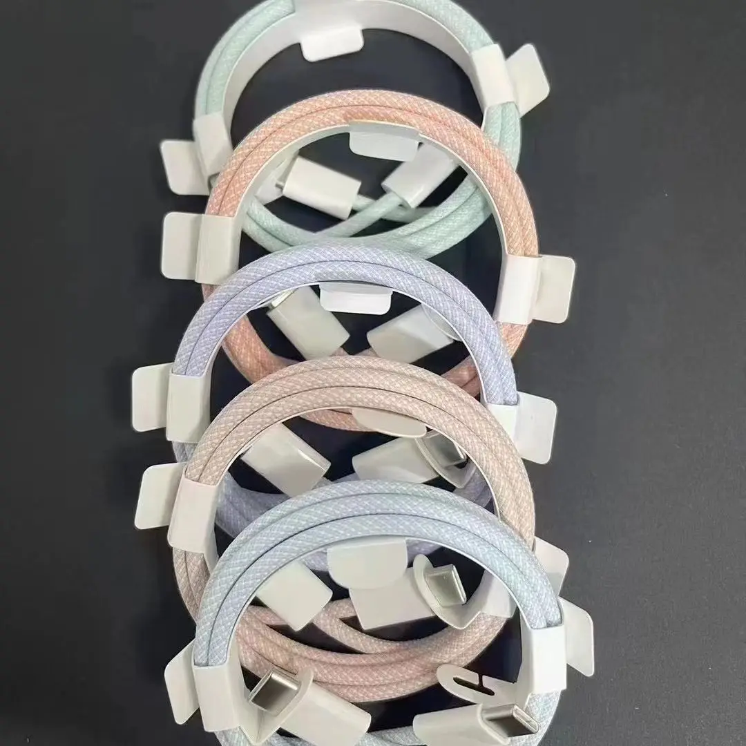 Nylon Braided Mesh Flexible 60W Fast Charging Cable - Image 2