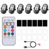 6 Pcs Strobe Light+Wireless Remote
