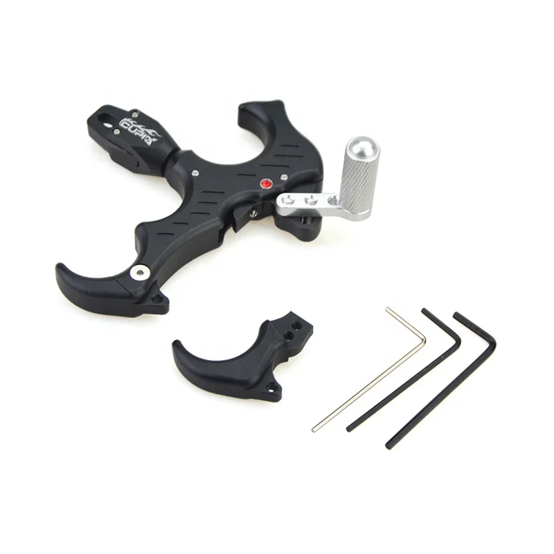 Rilascio Per Arco A 4 Dita - Pinza Per Pollice In Metallo, Accessorio Tiro Con Arco - Foto 3