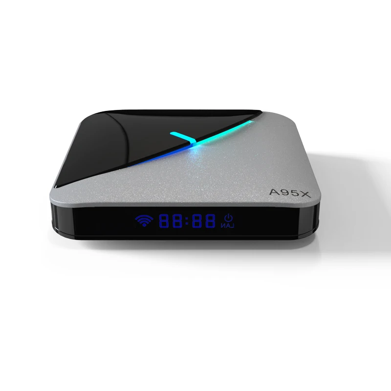 Quad Core Cortex A55 S905X3 4GB RAM 64GB ROM Smart A95X F3 Air Android TV Box Factory