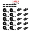 10 unidades/paquete negro