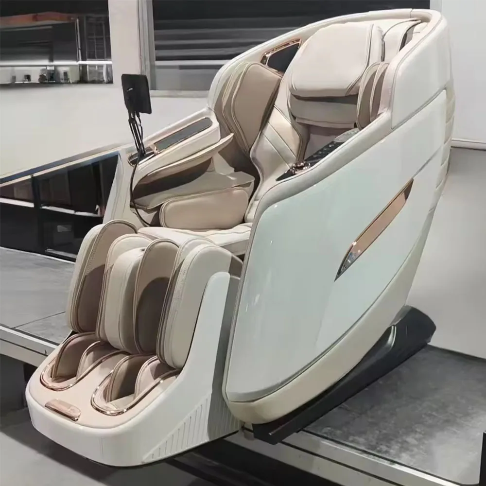 GUOHENG マッサージチェア 5D 全身 ゼログラビティ 4D 足裏マッサージ 電動マッサージチェア 穴押し・もみほぐし機能付き