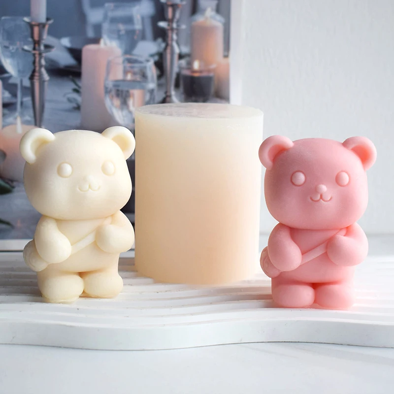 new bear candle mold size resin