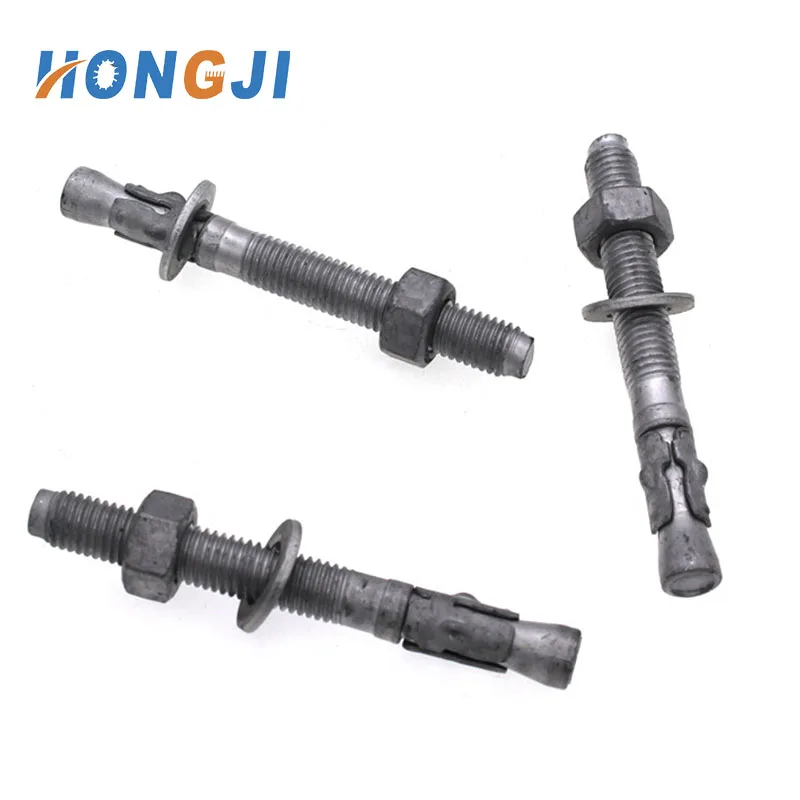 Hot Dip Galvanized Wedge Anchor Bolt M20 M10 M12 M36 Concrete Anchor