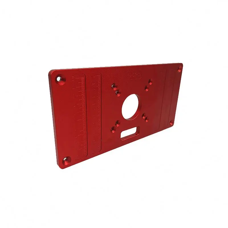 TEBAK W-54 Woodworking Router Plate Inserts Plate 235*120mm Set for Router Table